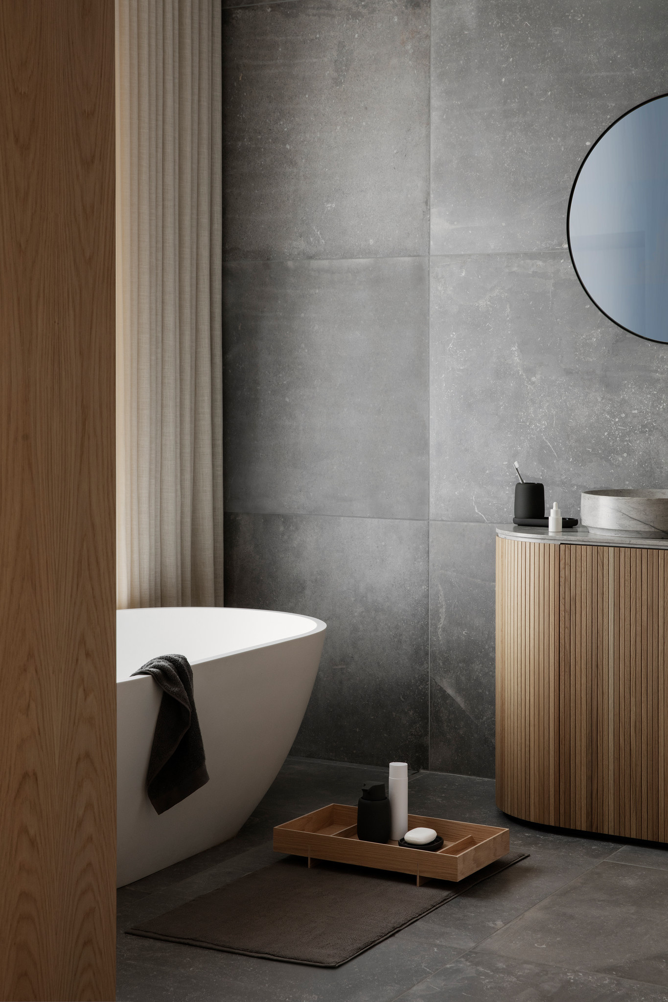 ABENTO tray / dienblad kleur Black (64438) small