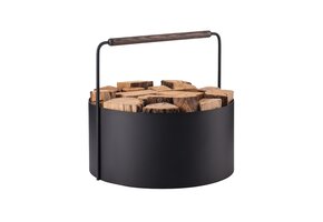 ASHI firewood basket brown large