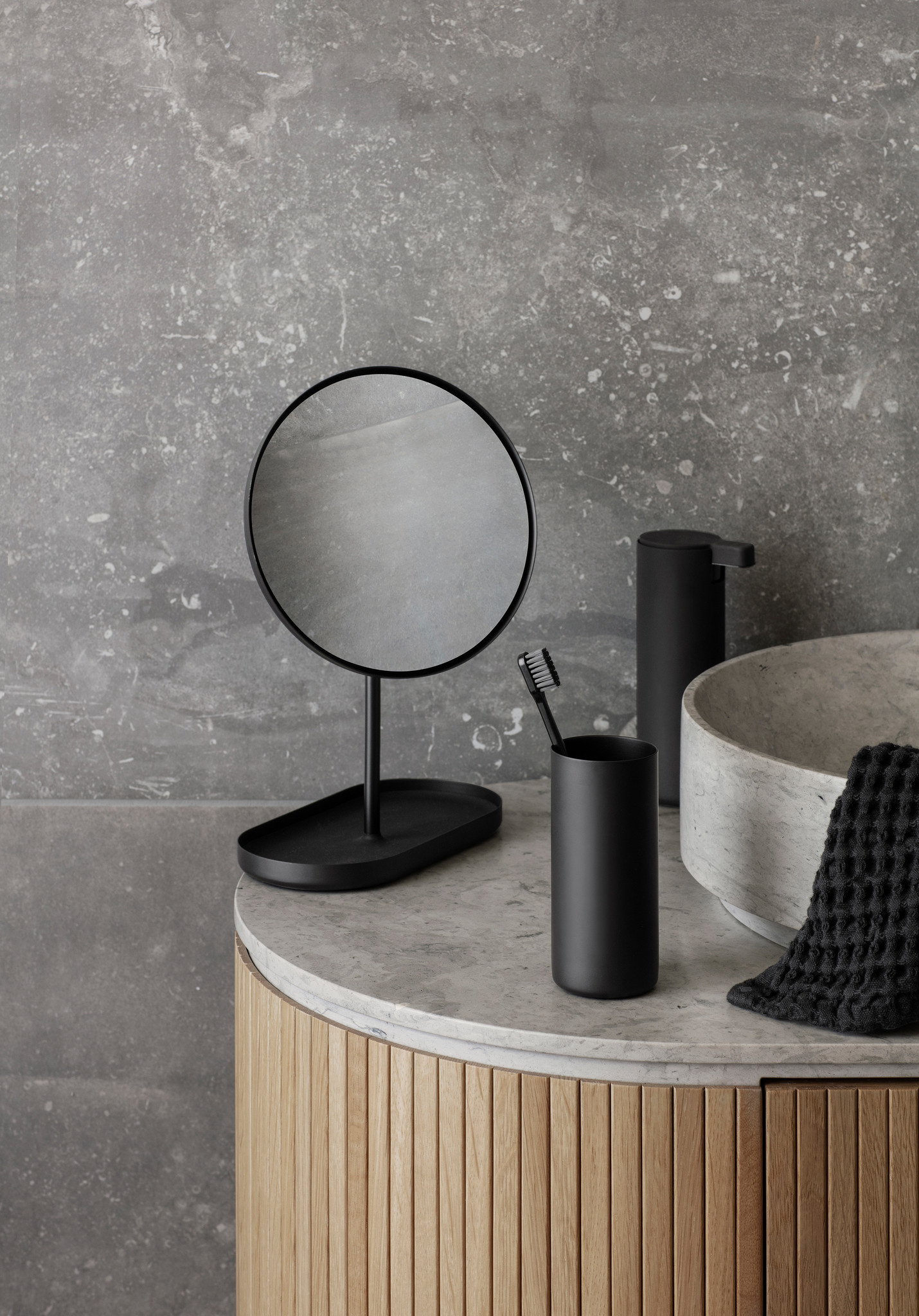 Blomus MODO cosmeticaspiegel Black