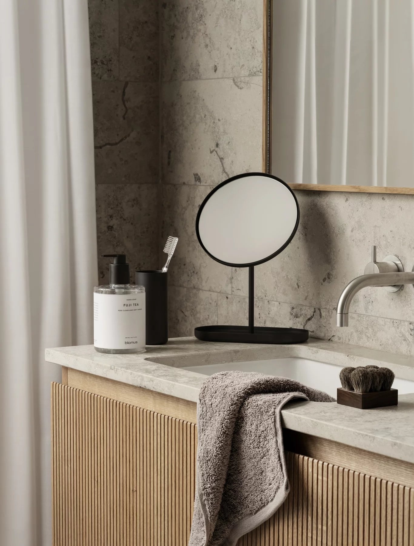 Blomus MODO cosmeticaspiegel Black