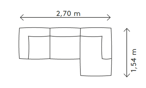 TASI Sofa - Kombination D