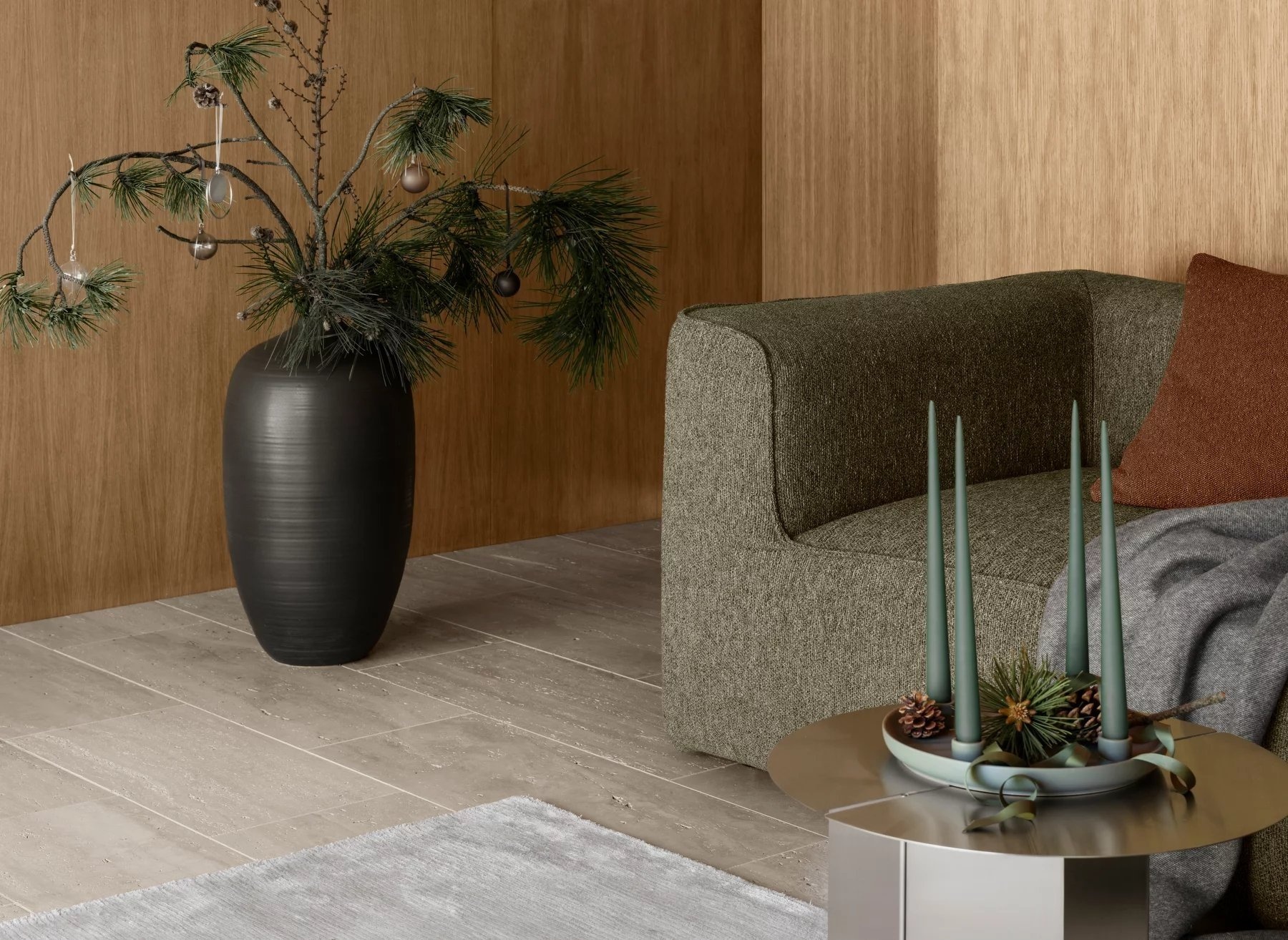 Blomus VELA Kerzenhalter Agave Green mittel