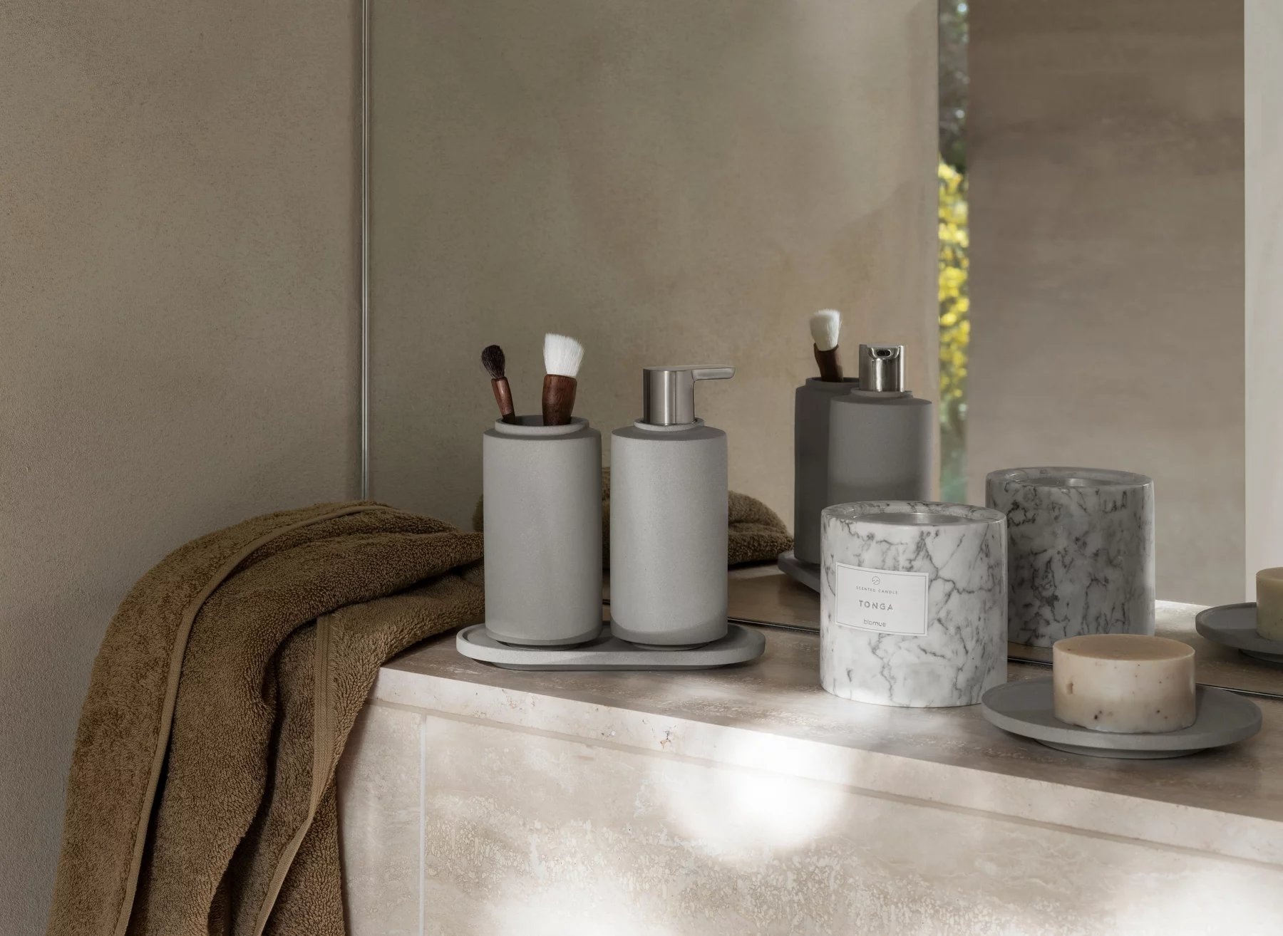 Blomus CRETO cup / toothbrush holder Micro Chip