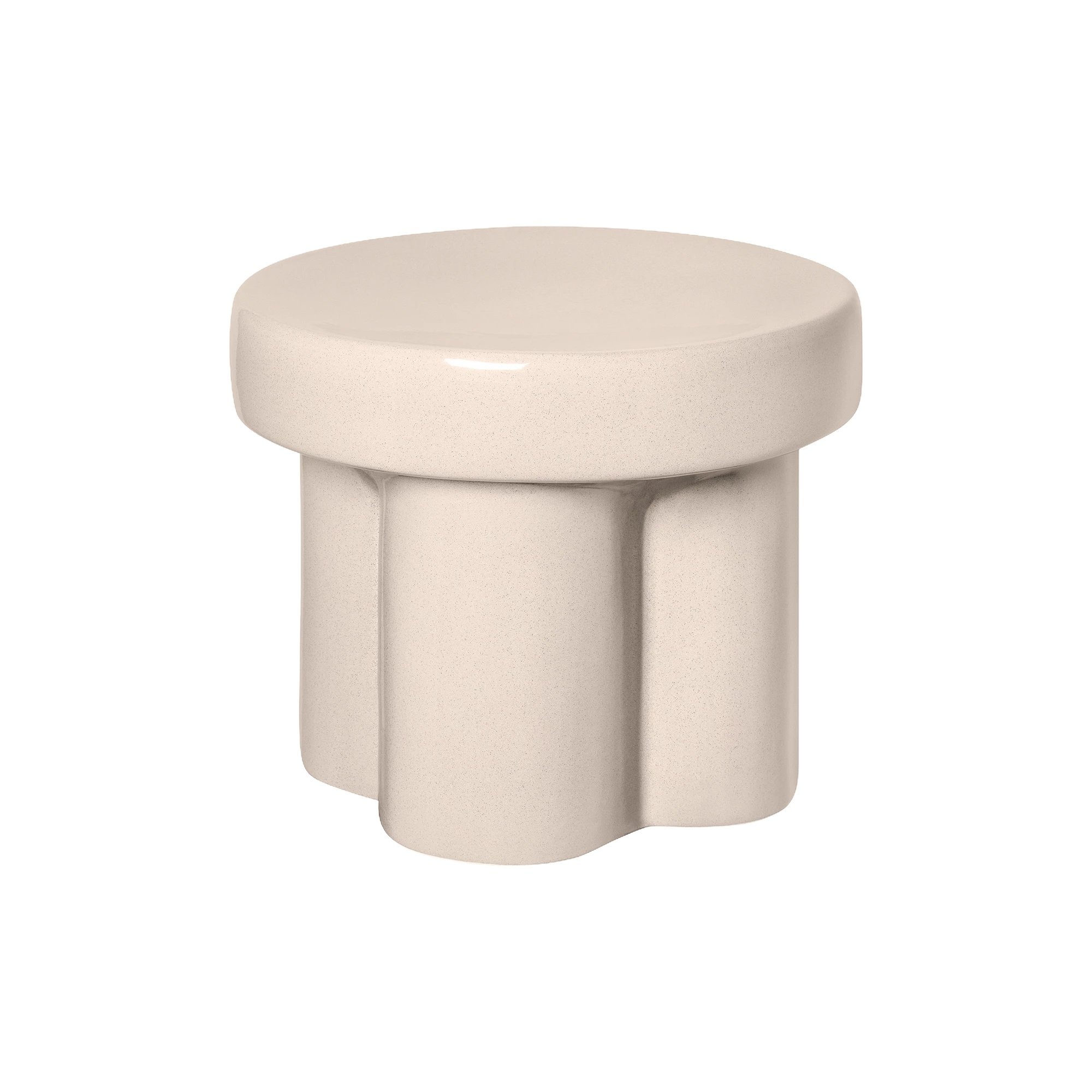 Blomus TORU side table Lily White low