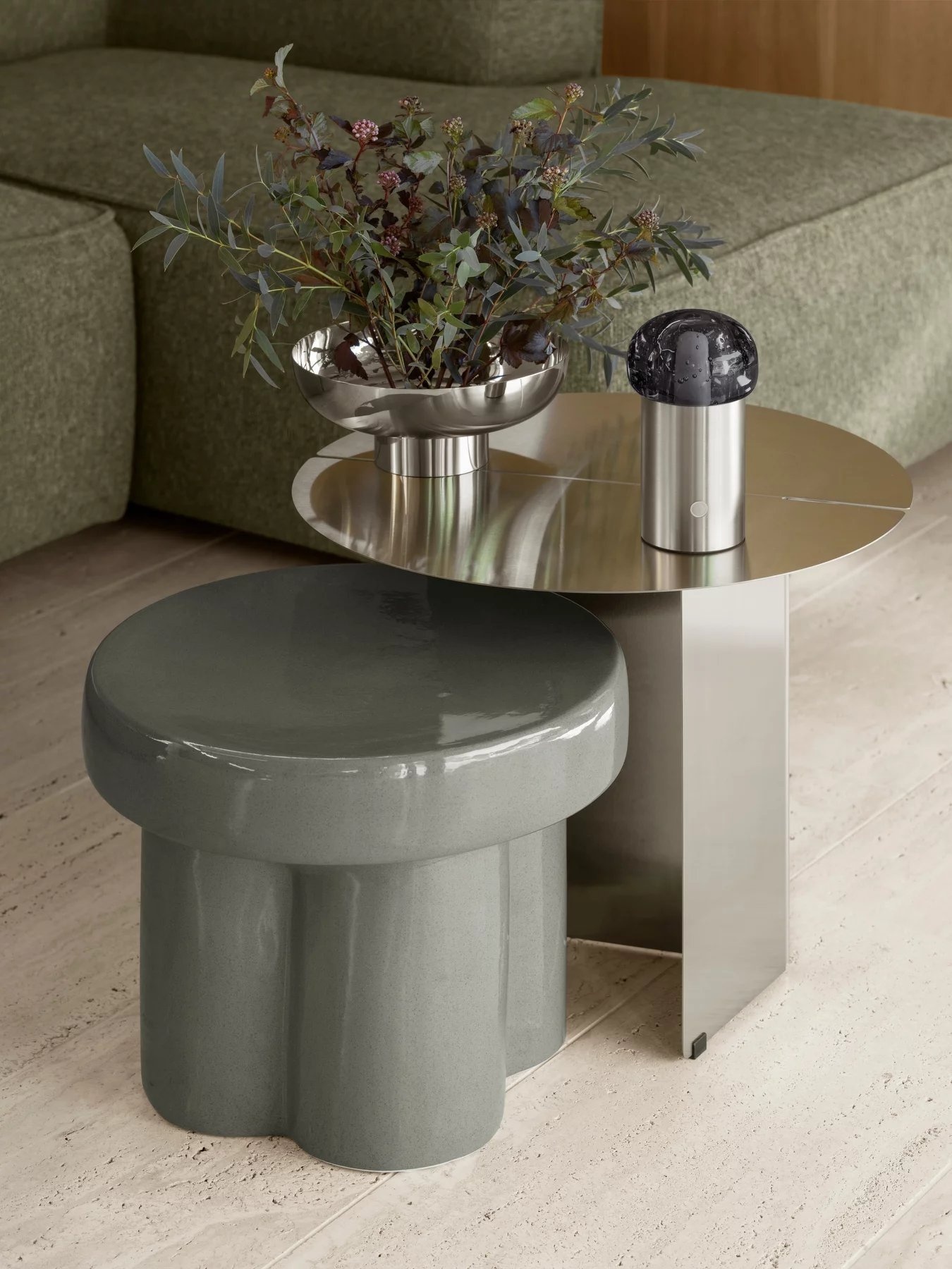 Blomus TORU Beistelltisch Lily White niedrig