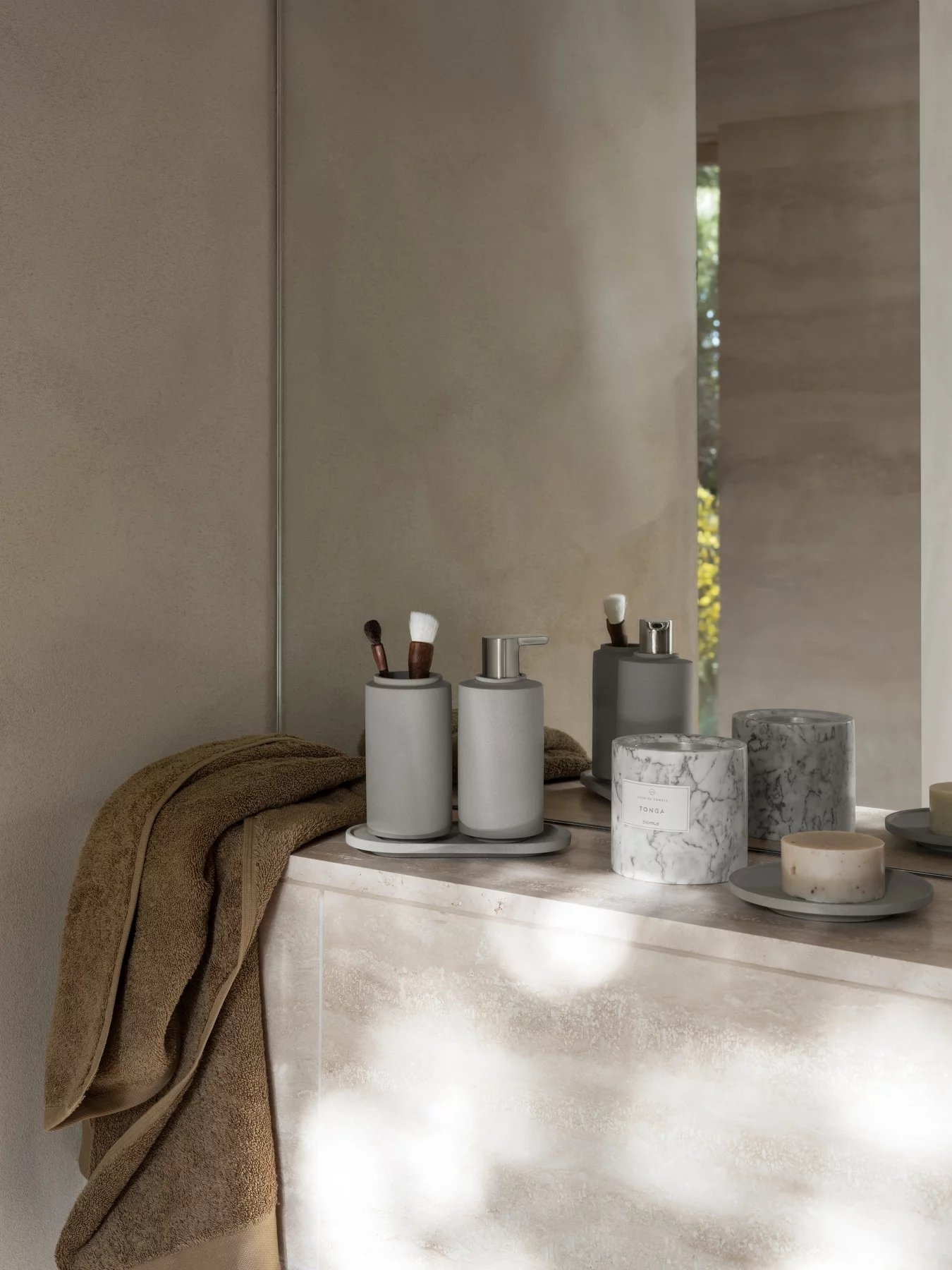 Badlaken 100x200 cm RIVA kleur Tan (66400)