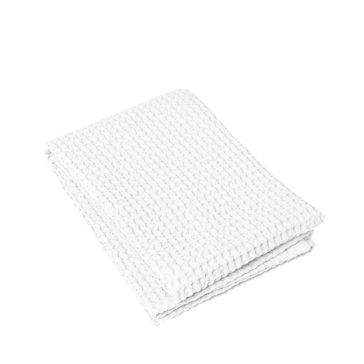 Bath towel CARO waffle pattern 70x140 cm color White (66304)