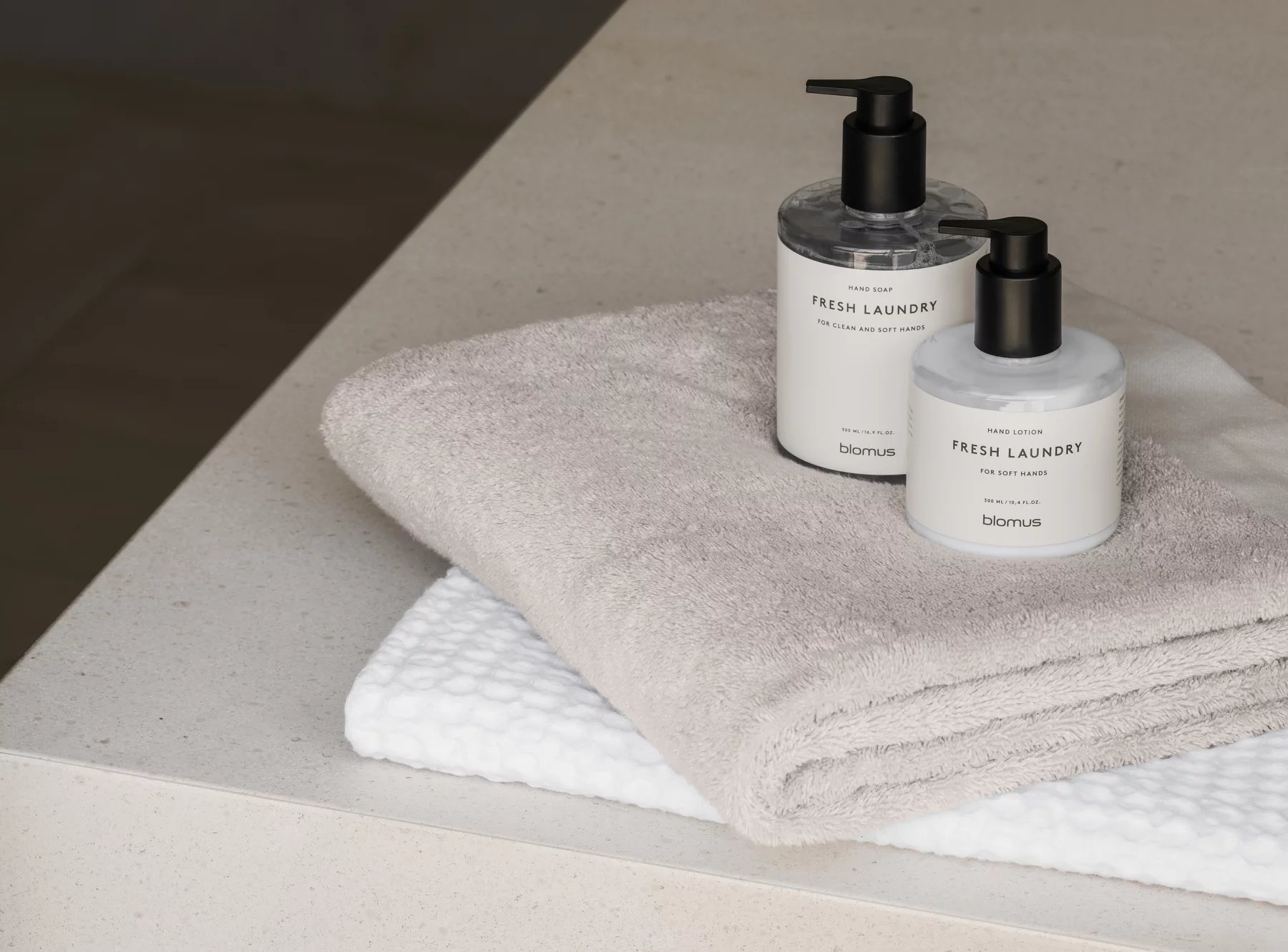 Guest towel (set/2) RIVA 30x50 cm color Moonbeam 700 gr/m² (69239)