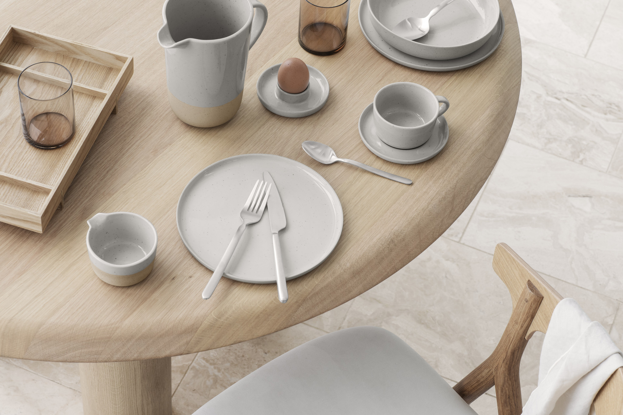 SABLO Cloud - flat plate 21 cm (64101) set/4