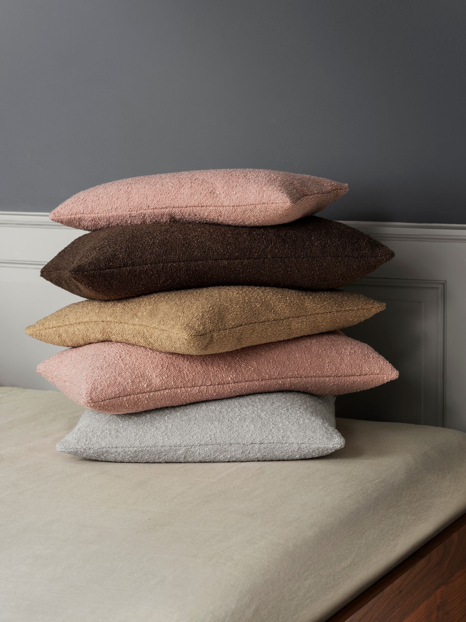 Blomus BOUCLE cushion cover Misty Rose 50x50 cm