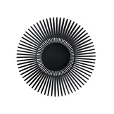 Blomus LYVA Laterne / Windlicht Schwarz mittel