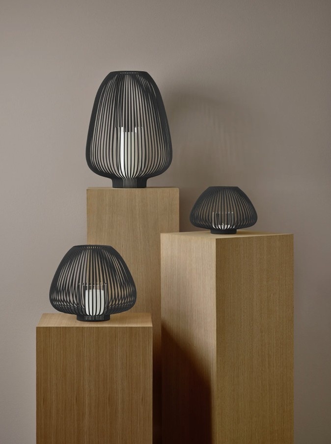 Blomus LYVA lantern / wind light Black medium