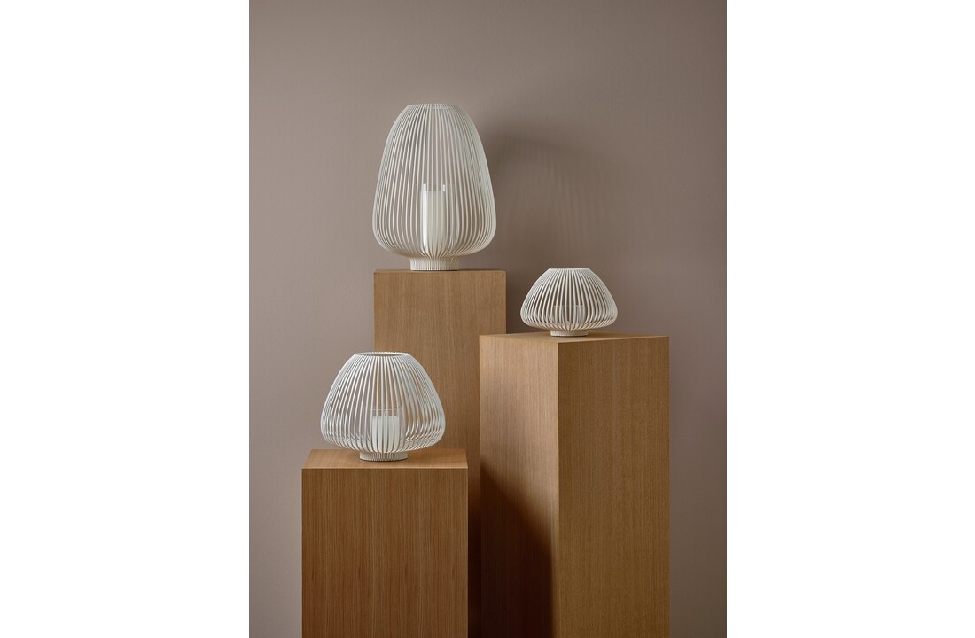 Blomus LYVA lantern / wind light Mourning Dove small