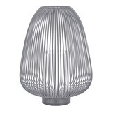 Blomus LYVA lantern / wind light Steel Grey large