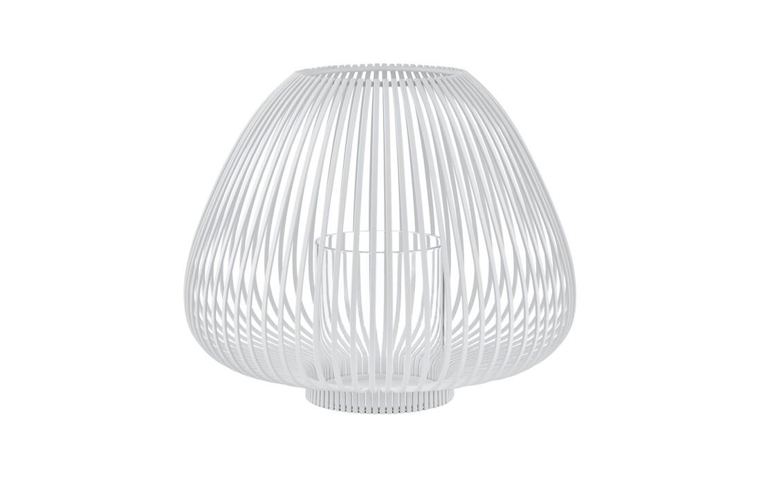 Blomus LYVA Laterne / Windlicht Weiß mittel