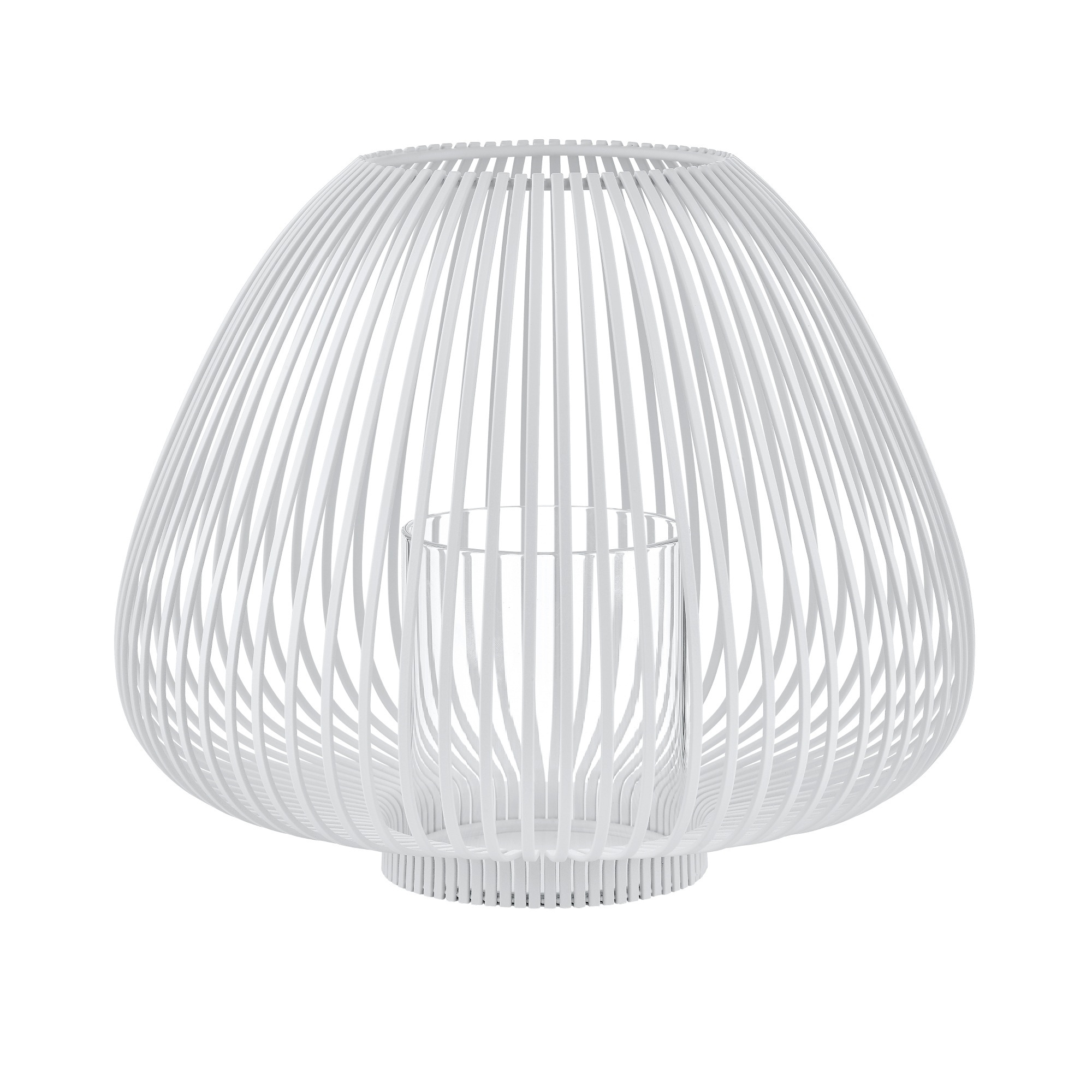 Blomus LYVA Laterne / Windlicht Weiß mittel