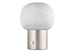 IRIS Lampe Alabaster Metallic Finish