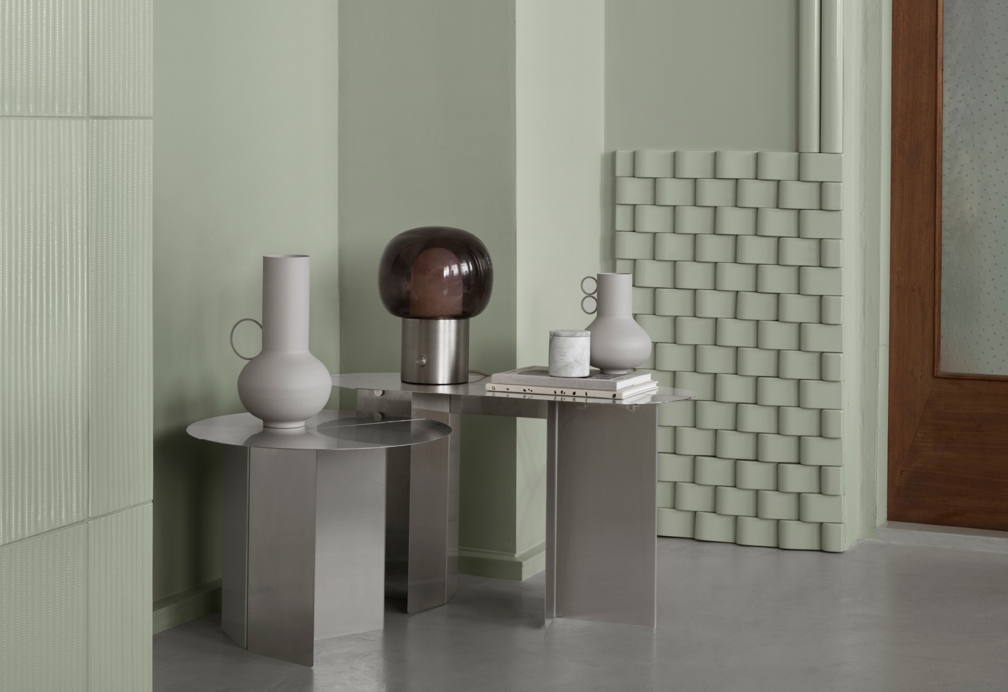 Blomus IRIS Lampe Metallic Finish groß