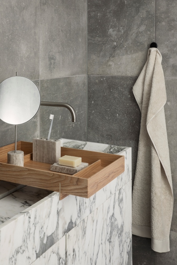 ABENTO tray / dienblad hout (64191) large