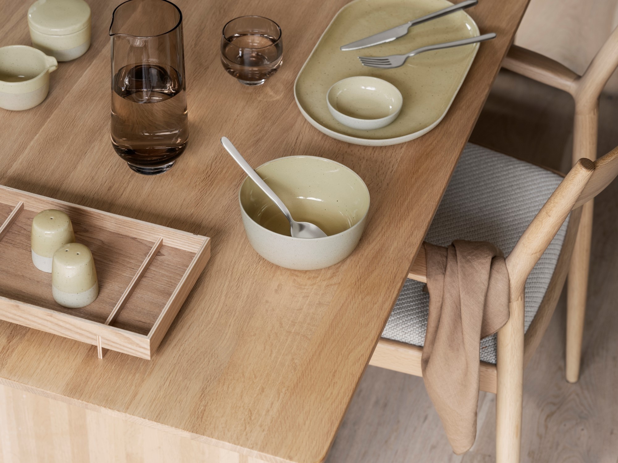 ABENTO tray / dienblad hout (64191) large