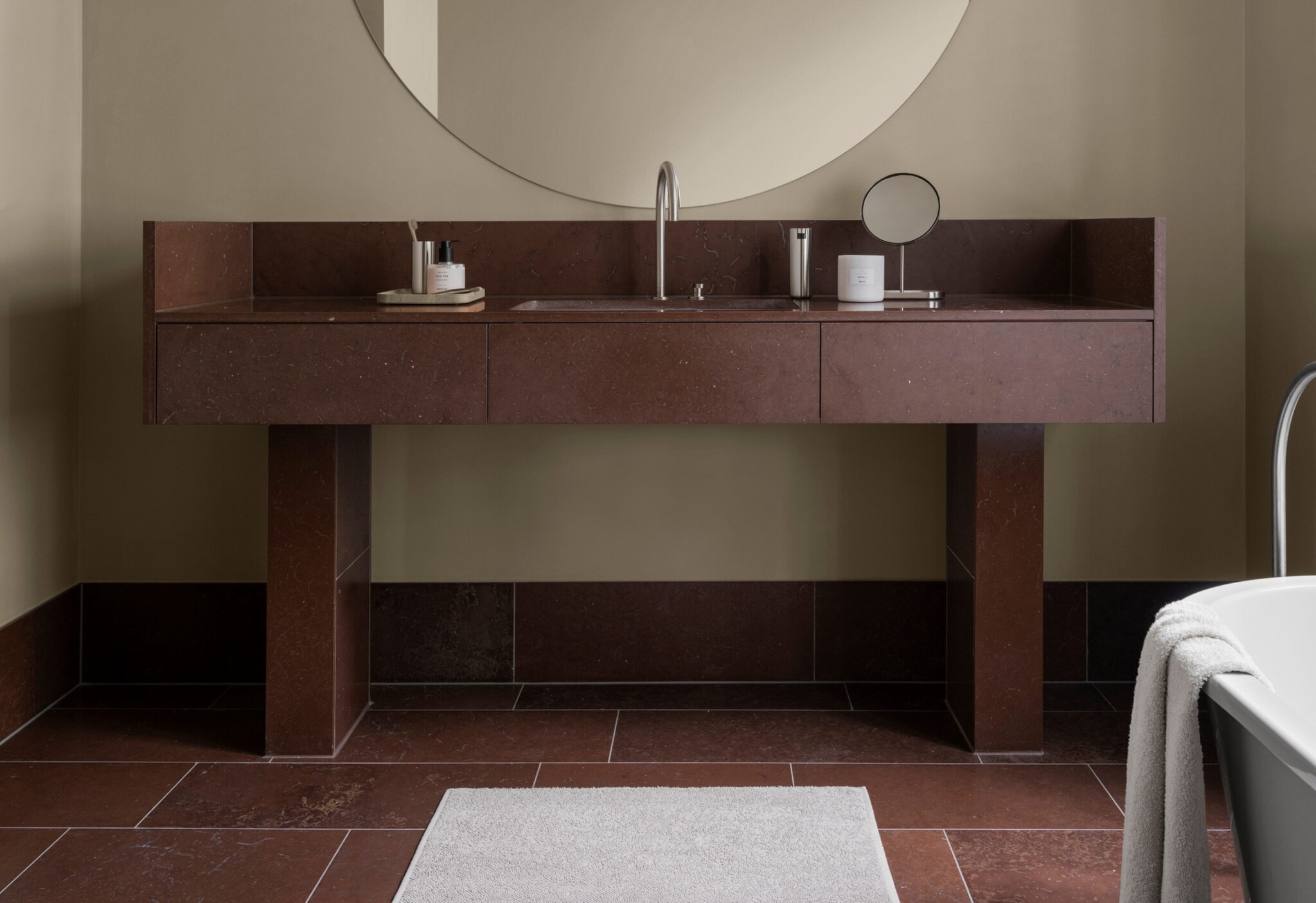 Blomus KAAVU Badematte Moonbeam 50x80 cm