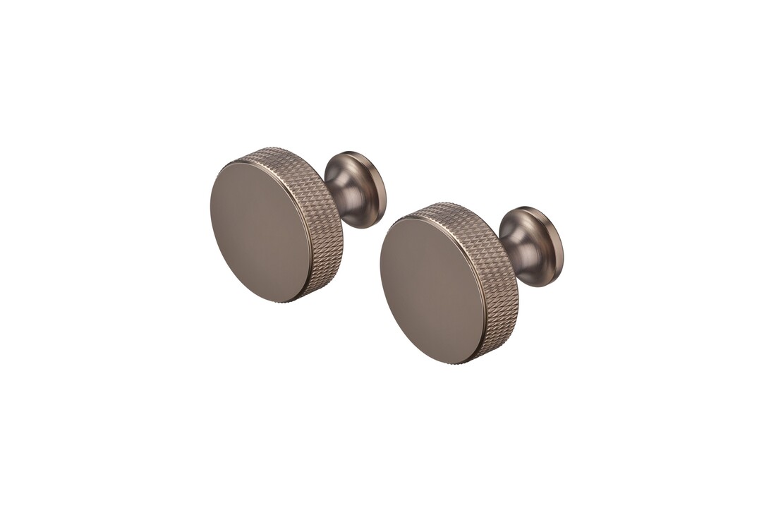 Blomus ROF Wandhaken / Türknauf rund Gebranntes Metall (Set/2)