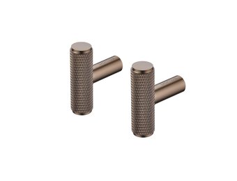 ROF Wandhaken gerade Burned Metal (Set/2)