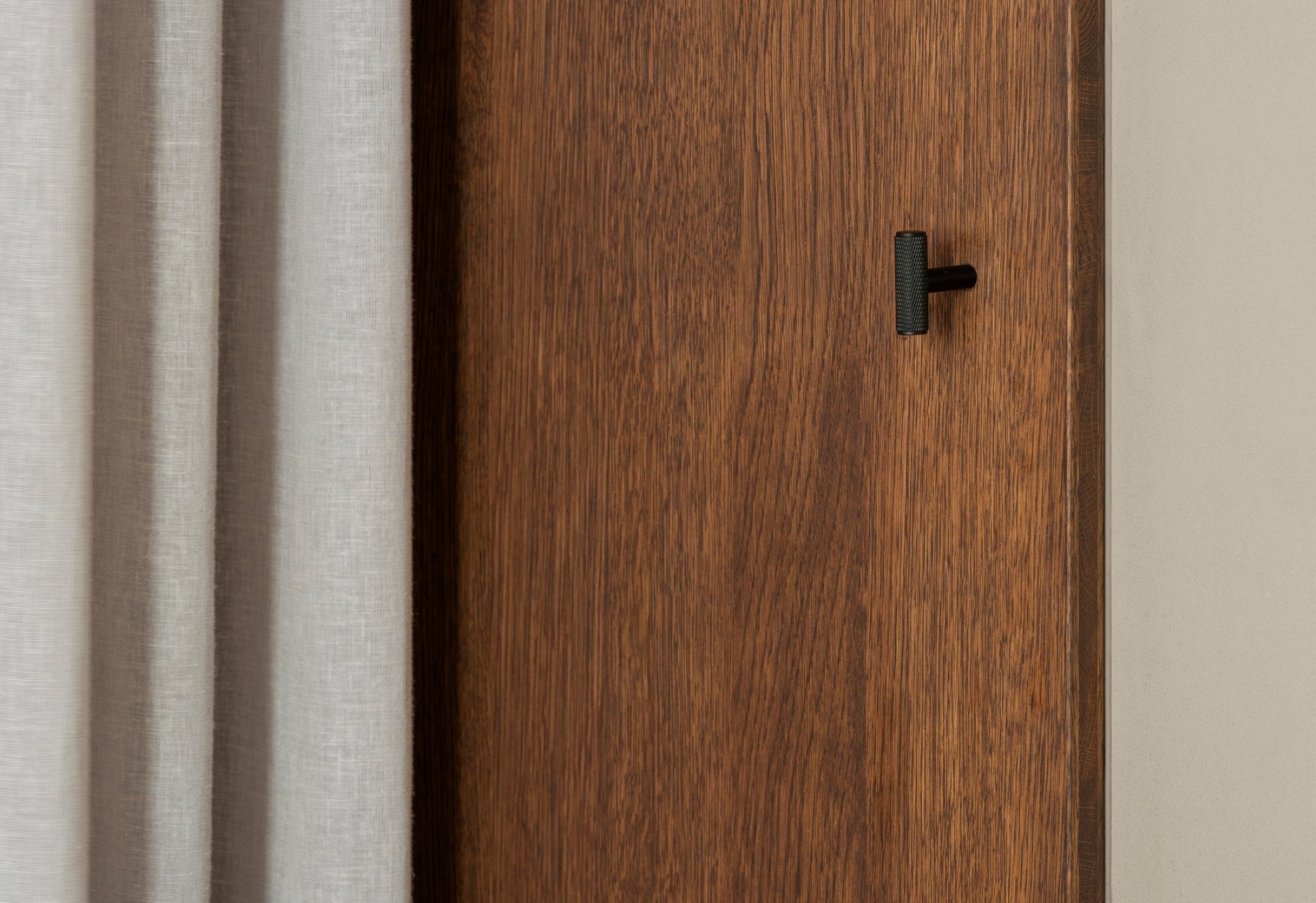 Blomus ROF Wandhaken / Türknauf gerade Burned Metal (Set/2)