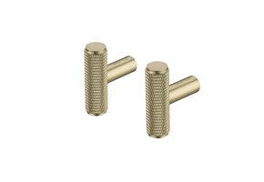 ROF wandhaak recht Brass (set/2)
