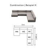 Blomus GROW Loungesofa H Earth Boucle