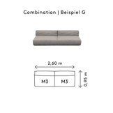 Blomus GROW Loungesofa G Earth Bouclé