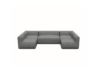GROW Loungesofa I Stone Boucle