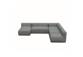 GROW lounge sofa H Stone Boucle