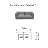 Blomus GROW Loungesofa E Stone Boucle