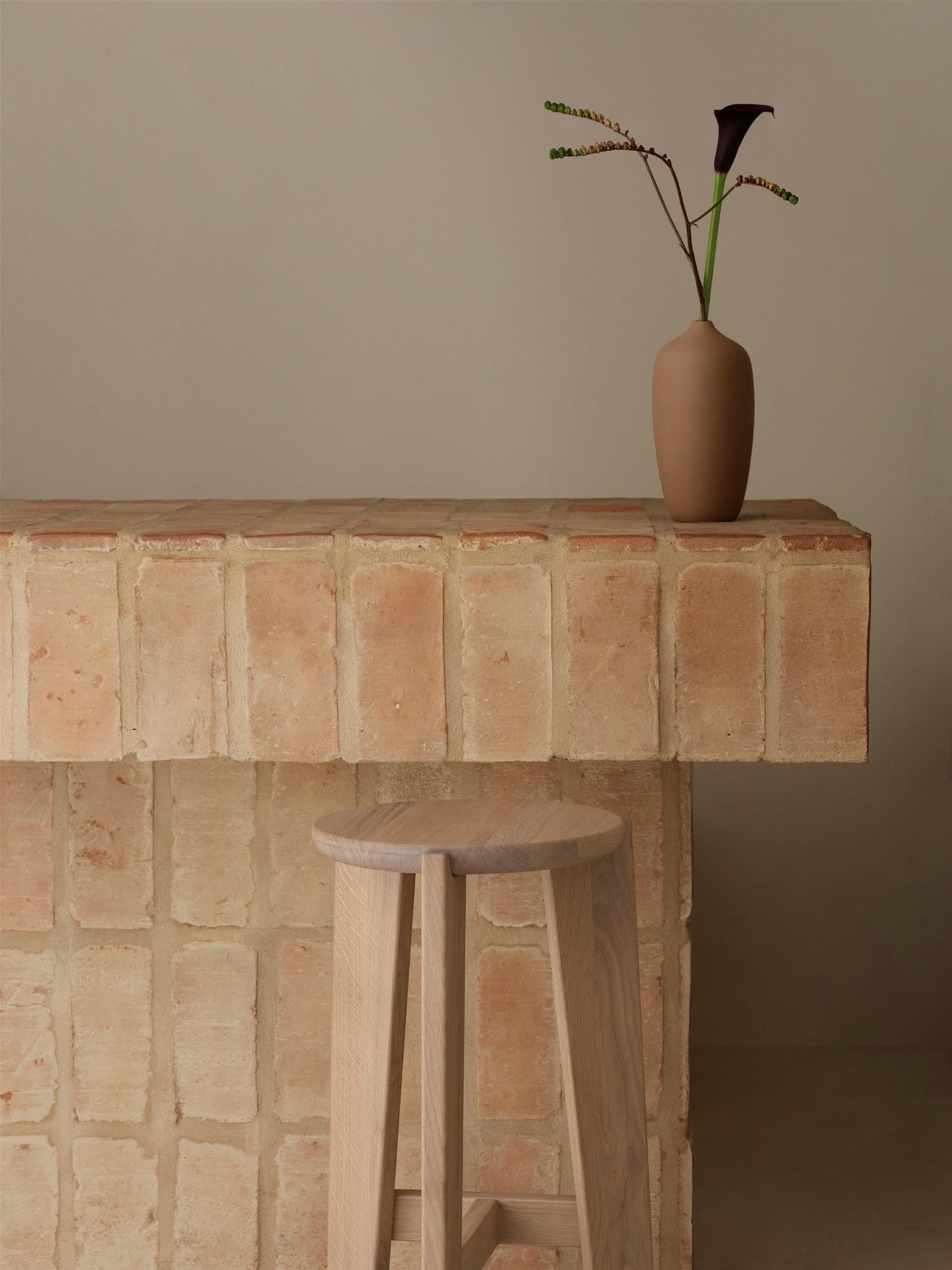 Blomus CEOLA vaas Amber Brown 18 cm