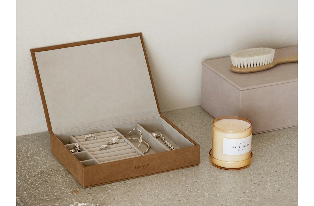 Blomus SAHLA jewelry box Indian Tan medium