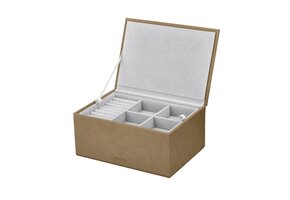 SAHLA jewelry box Indian Tan large