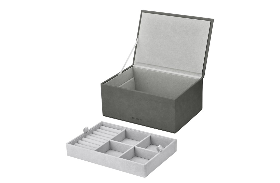 Blomus SAHLA jewelry box Pewter large
