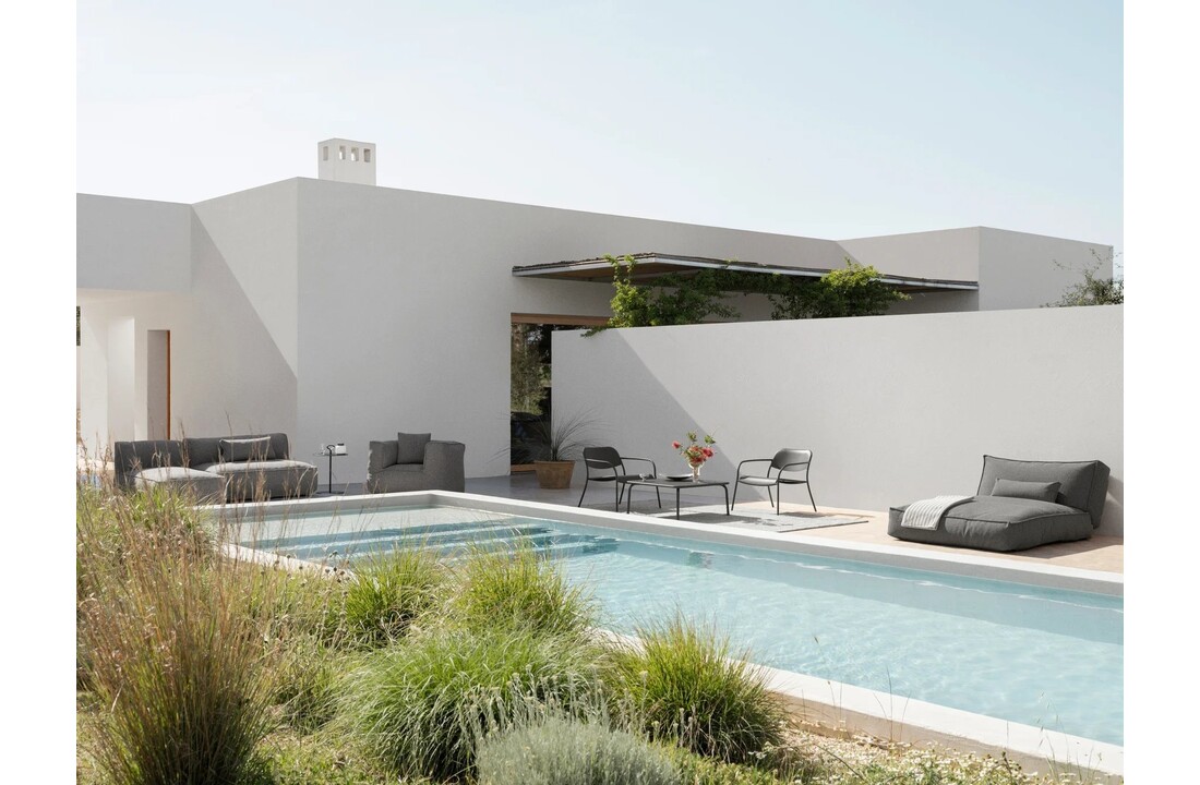 Blomus PORTER side table Granite Grey