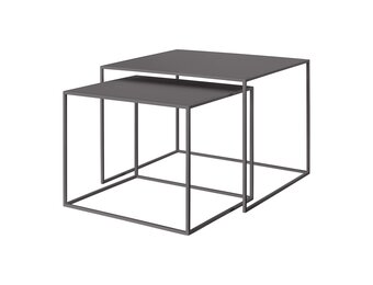 FERA bijzettafel Steel Grey large (set/2)