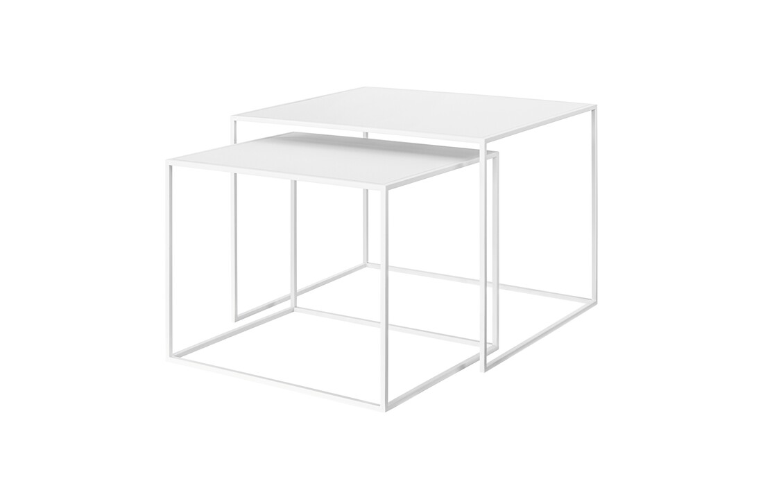 Blomus FERA bijzettafel White large (set/2)