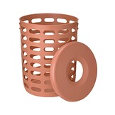 Blomus KORIE laundry basket Amber Brown - 66878