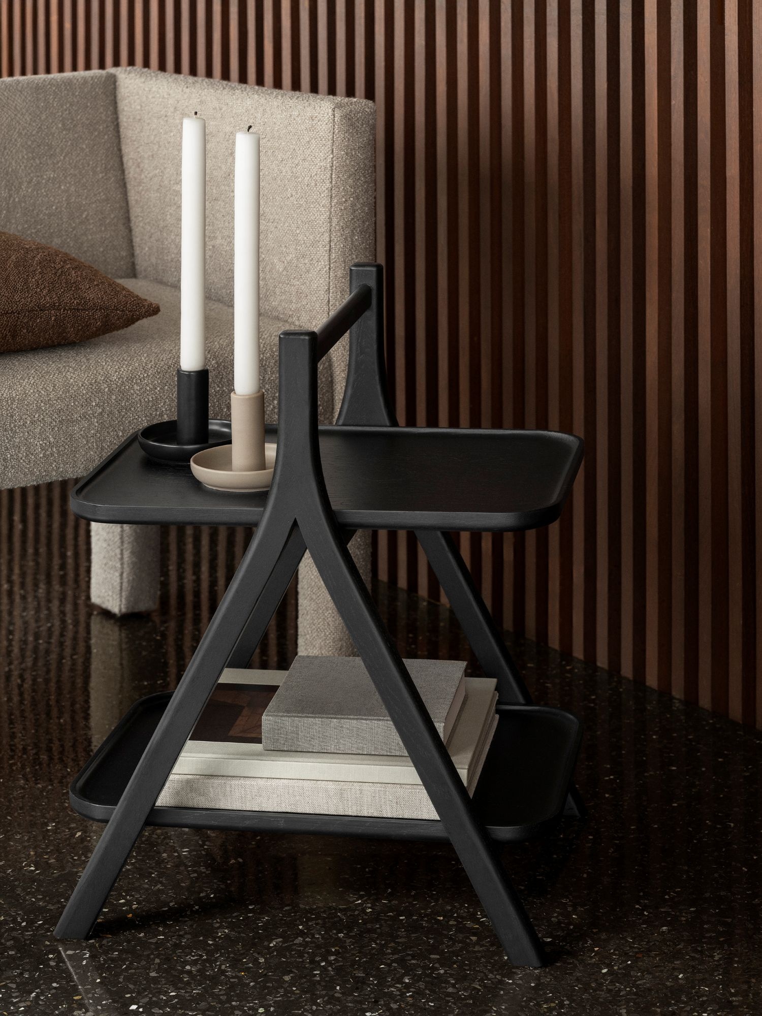 Blomus ETA bijzettafel Black Oak - 68363