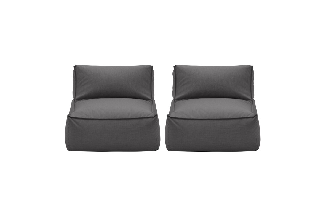 Blomus STAY loungestoel (Coal) set/2
