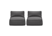 STAY lounge chair (Coal) set/2