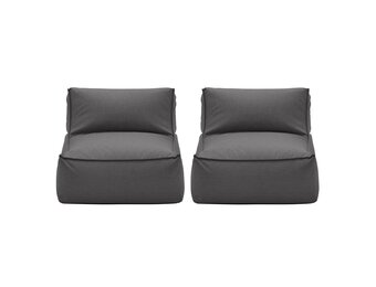 STAY lounge chair (Coal) set/2