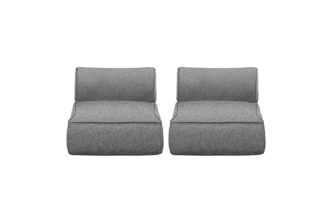 Blomus STAY Lounge-Sessel (Stone Boucle) Set/2