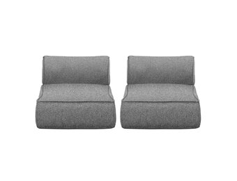 STAY lounge chair (Stone Boucle) set/2