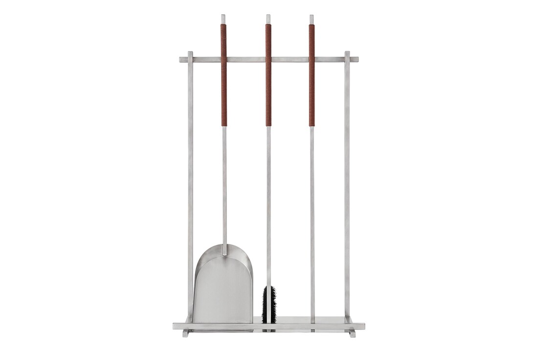 Blomus ASKA 4-piece fireplace set Matt