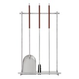 Blomus ASKA 4-piece fireplace set Matt